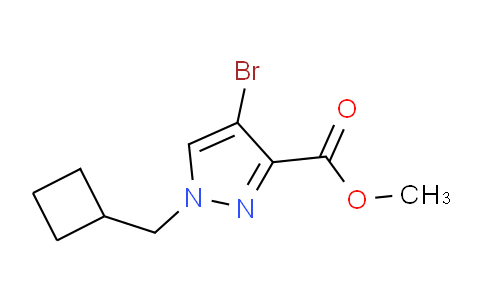 CAS No. 1707398-78-4, Methyl 4-bromo-1-(cyclobutylmethyl)-1H-pyrazole-3-carboxylate