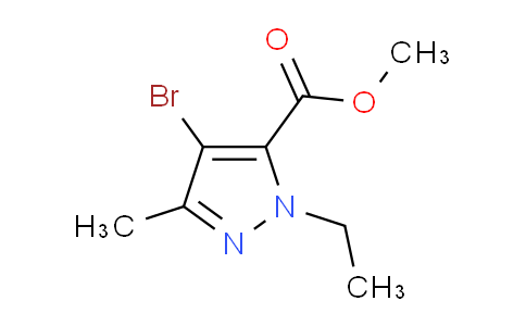 CAS No. 175276-98-9, Methyl 4-bromo-1-ethyl-3-methyl-1H-pyrazole-5-carboxylate
