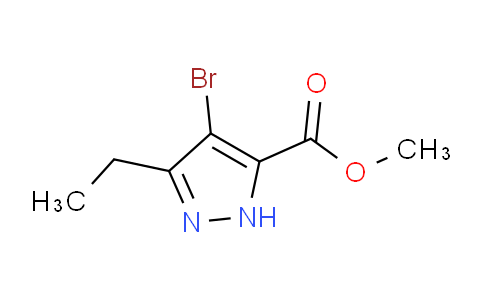 CAS No. 1290737-82-4, Methyl 4-bromo-3-ethyl-1H-pyrazole-5-carboxylate