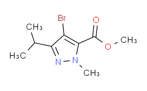 CAS No. 1401319-07-0, Methyl 4-bromo-3-isopropyl-1-methyl-1H-pyrazole-5-carboxylate