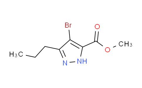 CAS No. 1343438-19-6, Methyl 4-bromo-3-propyl-1H-pyrazole-5-carboxylate