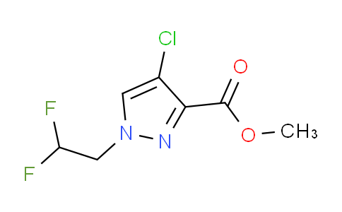 CAS No. 1245772-36-4, Methyl 4-chloro-1-(2,2-difluoroethyl)-1H-pyrazole-3-carboxylate