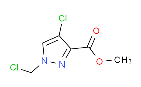 CAS No. 1170168-55-4, Methyl 4-chloro-1-(chloromethyl)-1H-pyrazole-3-carboxylate