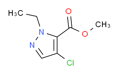 CAS No. 1692714-97-8, Methyl 4-chloro-1-ethyl-1H-pyrazole-5-carboxylate