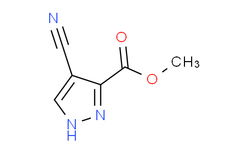 CAS No. 105020-45-9, Methyl 4-cyano-1H-pyrazole-3-carboxylate