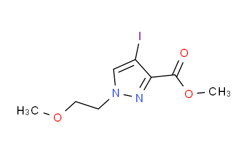 CAS No. 1354704-41-8, Methyl 4-iodo-1-(2-methoxyethyl)-1H-pyrazole-3-carboxylate