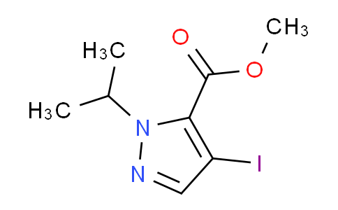 CAS No. 1354705-21-7, Methyl 4-iodo-1-isopropyl-1H-pyrazole-5-carboxylate