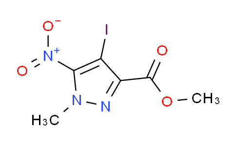 CAS No. 1354704-43-0, Methyl 4-iodo-1-methyl-5-nitro-1H-pyrazole-3-carboxylate