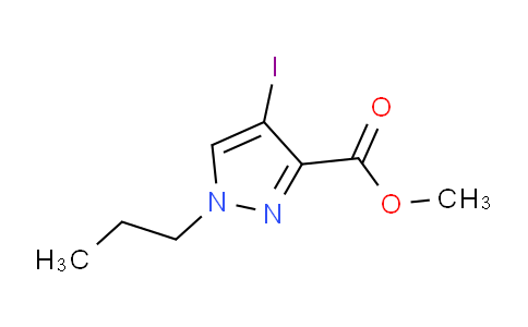 CAS No. 1354703-81-3, Methyl 4-iodo-1-propyl-1H-pyrazole-3-carboxylate