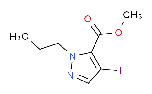 CAS No. 1354703-83-5, Methyl 4-iodo-1-propyl-1H-pyrazole-5-carboxylate