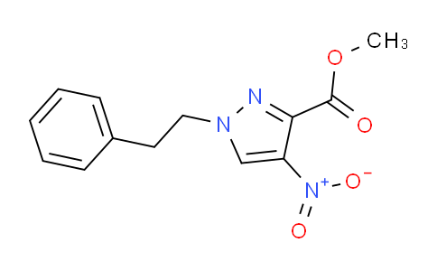 CAS No. 1021498-05-4, Methyl 4-nitro-1-phenethyl-1H-pyrazole-3-carboxylate