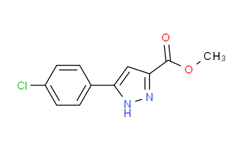 CAS No. 79508-09-1, Methyl 5-(4-chlorophenyl)-1H-pyrazole-3-carboxylate