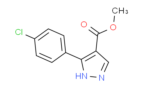 CAS No. 135641-70-2, Methyl 5-(4-chlorophenyl)-1H-pyrazole-4-carboxylate