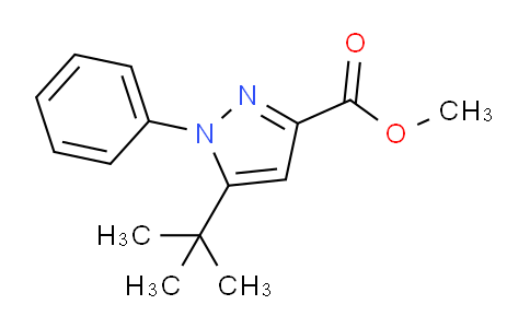 CAS No. 1322605-01-5, Methyl 5-(tert-butyl)-1-phenyl-1H-pyrazole-3-carboxylate