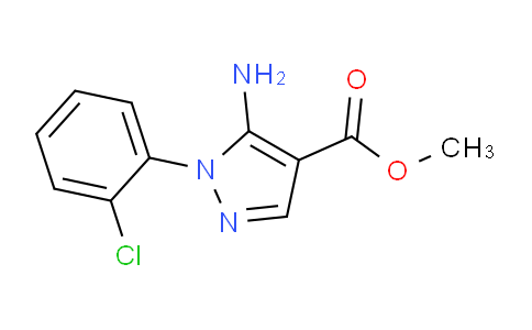 CAS No. 1264044-28-1, Methyl 5-amino-1-(2-chlorophenyl)-1H-pyrazole-4-carboxylate