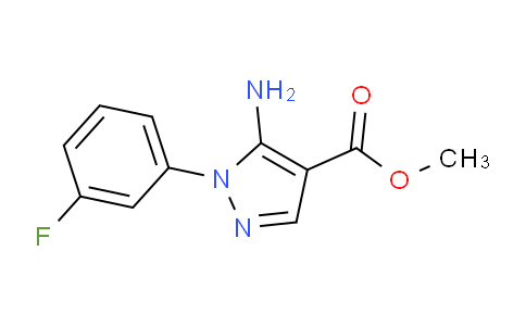 CAS No. 121716-18-5, Methyl 5-amino-1-(3-fluorophenyl)-1H-pyrazole-4-carboxylate