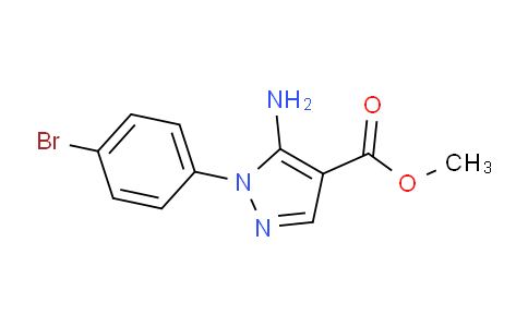 CAS No. 1264044-55-4, Methyl 5-amino-1-(4-bromophenyl)-1H-pyrazole-4-carboxylate