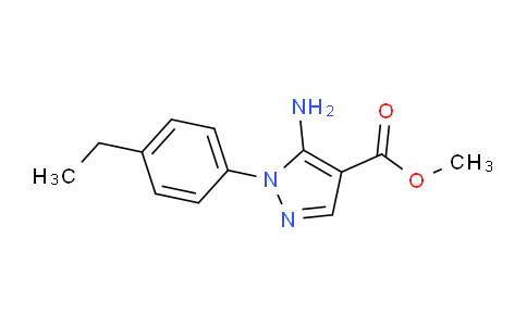 CAS No. 1416340-25-4, Methyl 5-amino-1-(4-ethylphenyl)-1H-pyrazole-4-carboxylate