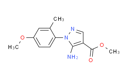 CAS No. 1416345-20-4, Methyl 5-amino-1-(4-methoxy-2-methylphenyl)-1H-pyrazole-4-carboxylate