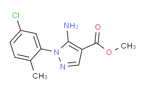 CAS No. 1416347-95-9, Methyl 5-amino-1-(5-chloro-2-methylphenyl)-1H-pyrazole-4-carboxylate