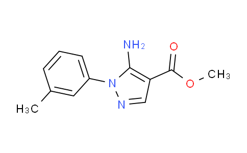 CAS No. 121716-25-4, Methyl 5-amino-1-(m-tolyl)-1H-pyrazole-4-carboxylate