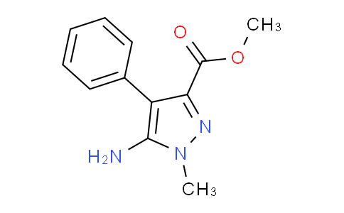 CAS No. 1225509-59-0, Methyl 5-amino-1-methyl-4-phenyl-1H-pyrazole-3-carboxylate