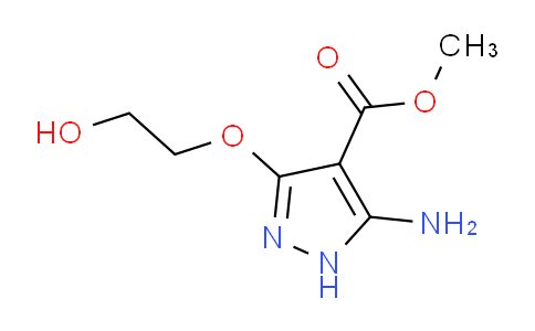 CAS No. 126865-27-8, Methyl 5-amino-3-(2-hydroxyethoxy)-1H-pyrazole-4-carboxylate