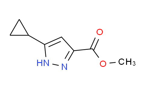 CAS No. 1036733-11-5, Methyl 5-cyclopropyl-1H-pyrazole-3-carboxylate