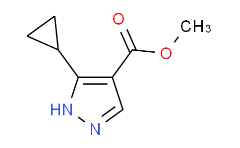 CAS No. 1150164-05-8, Methyl 5-cyclopropyl-1H-pyrazole-4-carboxylate