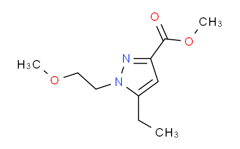 CAS No. 1437485-38-5, Methyl 5-ethyl-1-(2-methoxyethyl)-1H-pyrazole-3-carboxylate