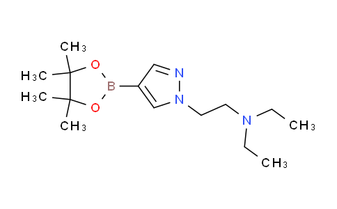 CAS No. 1086111-20-7, N,N-Diethyl-2-(4-(4,4,5,5-tetramethyl-1,3,2-dioxaborolan-2-yl)-1H-pyrazol-1-yl)ethanamine