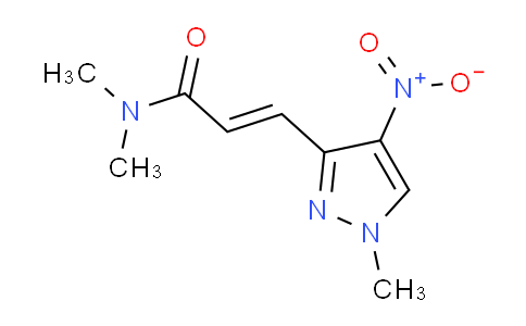 CAS No. 1001500-83-9, N,N-Dimethyl-3-(1-methyl-4-nitro-1H-pyrazol-3-yl)acrylamide