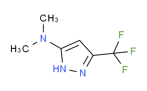 CAS No. 251658-53-4, N,N-Dimethyl-3-(trifluoromethyl)-1H-pyrazol-5-amine