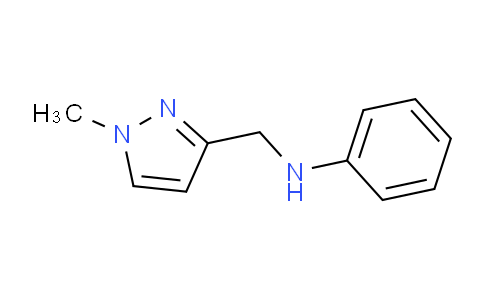 CAS No. 1006449-83-7, N-((1-Methyl-1H-pyrazol-3-yl)methyl)aniline