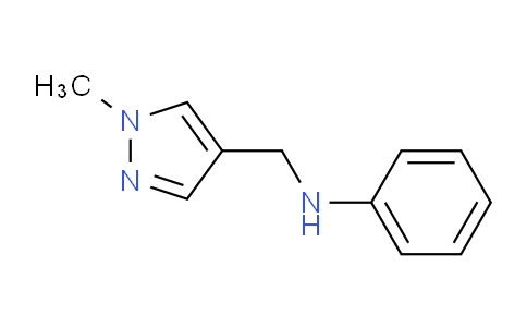 CAS No. 1006322-84-4, N-((1-Methyl-1H-pyrazol-4-yl)methyl)aniline