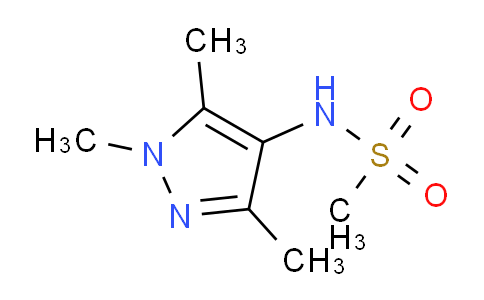 CAS No. 53483-73-1, N-(1,3,5-Trimethyl-1H-pyrazol-4-yl)methanesulfonamide