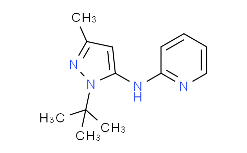 CAS No. 1416439-41-2, N-(1-(tert-Butyl)-3-methyl-1H-pyrazol-5-yl)pyridin-2-amine