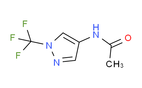CAS No. 1706456-66-7, N-(1-(Trifluoromethyl)-1H-pyrazol-4-yl)acetamide