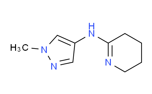 CAS No. 1502220-61-2, N-(1-Methyl-1H-pyrazol-4-yl)-3,4,5,6-tetrahydropyridin-2-amine