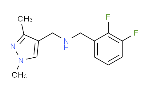 CAS No. 1006473-17-1, N-(2,3-Difluorobenzyl)-1-(1,3-dimethyl-1H-pyrazol-4-yl)methanamine