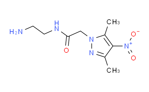 CAS No. 1004644-08-9, N-(2-Aminoethyl)-2-(3,5-dimethyl-4-nitro-1H-pyrazol-1-yl)acetamide