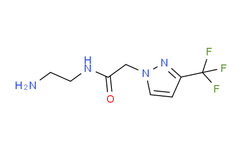 CAS No. 925200-32-4, N-(2-Aminoethyl)-2-(3-(trifluoromethyl)-1H-pyrazol-1-yl)acetamide