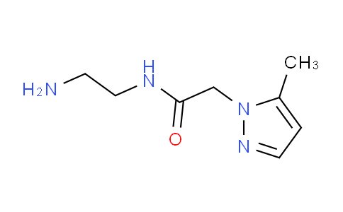 CAS No. 1004643-63-3, N-(2-Aminoethyl)-2-(5-methyl-1H-pyrazol-1-yl)acetamide
