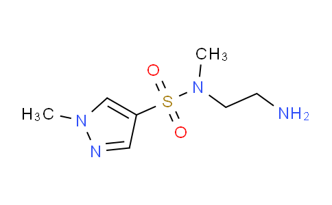 CAS No. 1251335-93-9, N-(2-Aminoethyl)-N,1-dimethyl-1H-pyrazole-4-sulfonamide