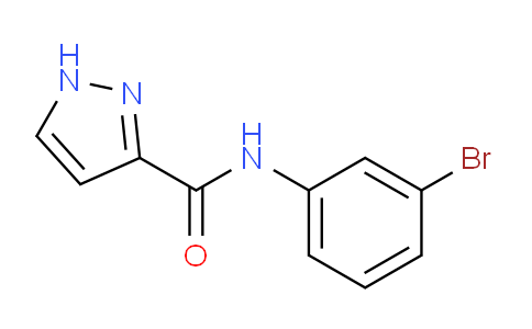 CAS No. 305346-23-0, N-(3-Bromophenyl)-1H-pyrazole-3-carboxamide