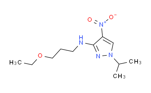 CAS No. 1429417-47-9, N-(3-Ethoxypropyl)-1-isopropyl-4-nitro-1H-pyrazol-3-amine