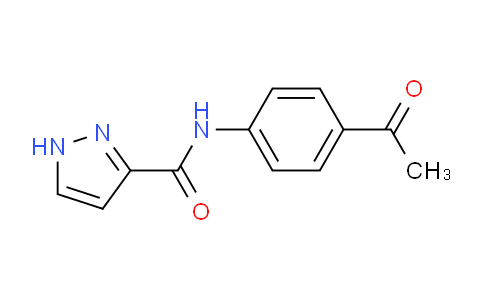 CAS No. 305346-13-8, N-(4-Acetylphenyl)-1H-pyrazole-3-carboxamide