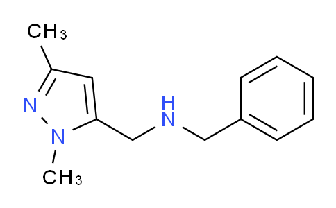 CAS No. 1250805-80-1, N-Benzyl-1-(1,3-dimethyl-1H-pyrazol-5-yl)methanamine