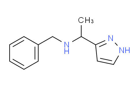 CAS No. 1184116-56-0, N-Benzyl-1-(1H-pyrazol-3-yl)ethanamine