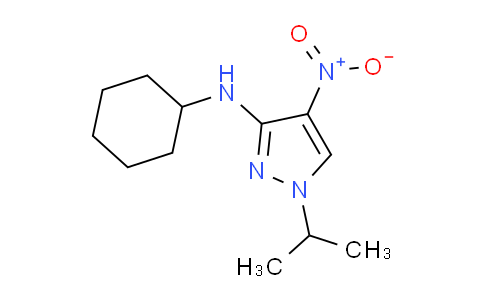 CAS No. 1429418-38-1, N-Cyclohexyl-1-isopropyl-4-nitro-1H-pyrazol-3-amine